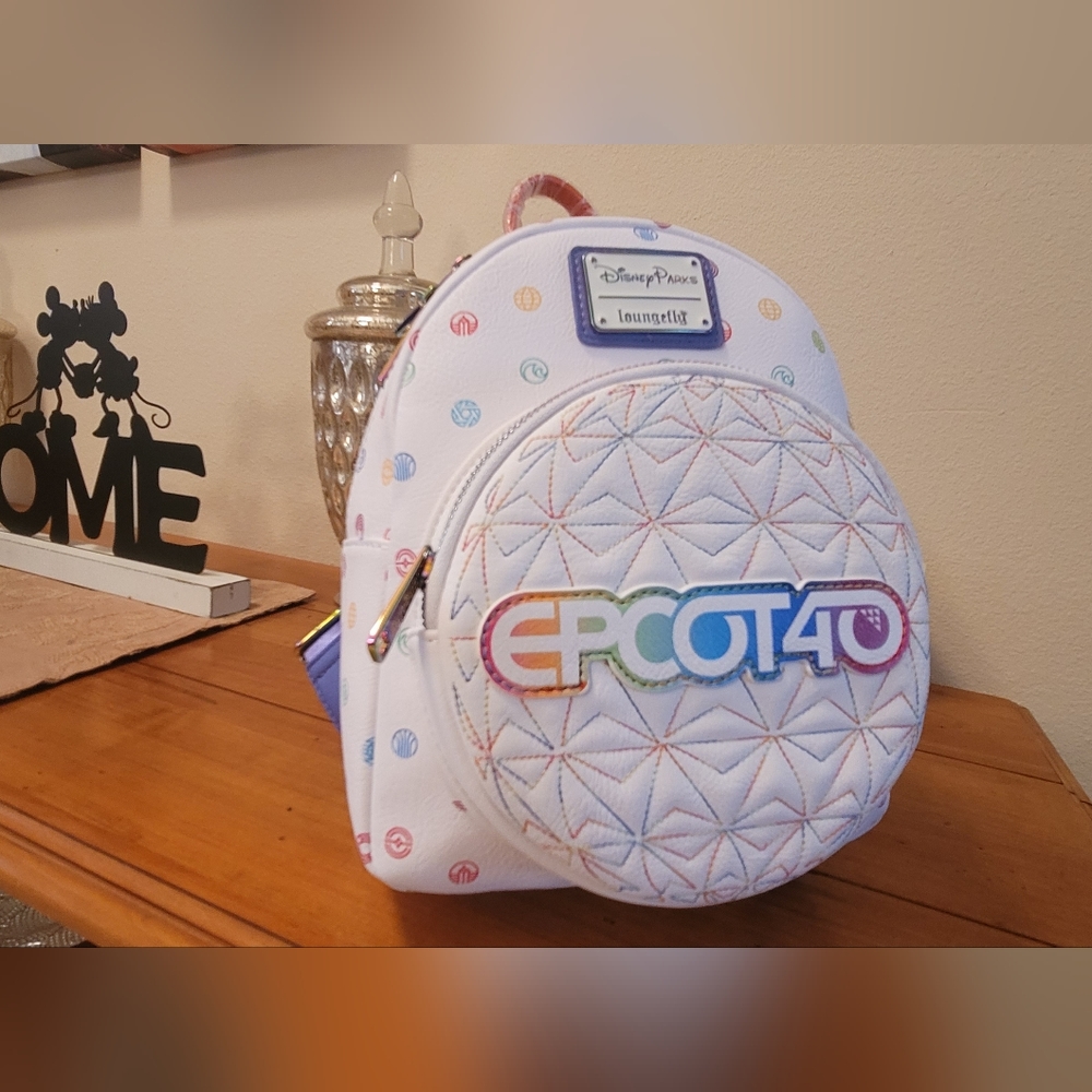DISNEY PARKS - EPCOT 40 - Loungefly Mini Backpack